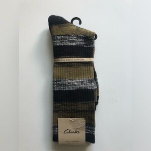 Clarks Casual Black and Brown Socks